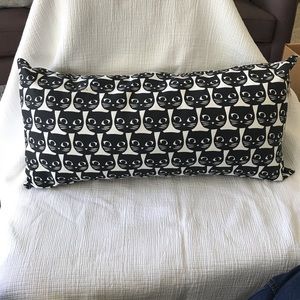 Cat throw pillow